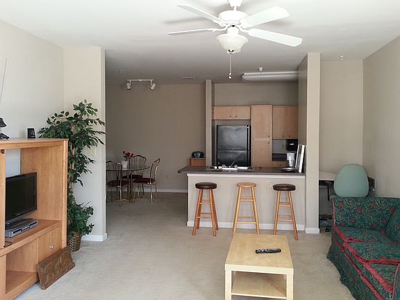 Living room with fan