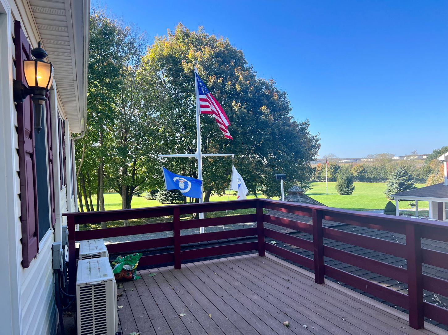  Private balcony overlooking beautiful property