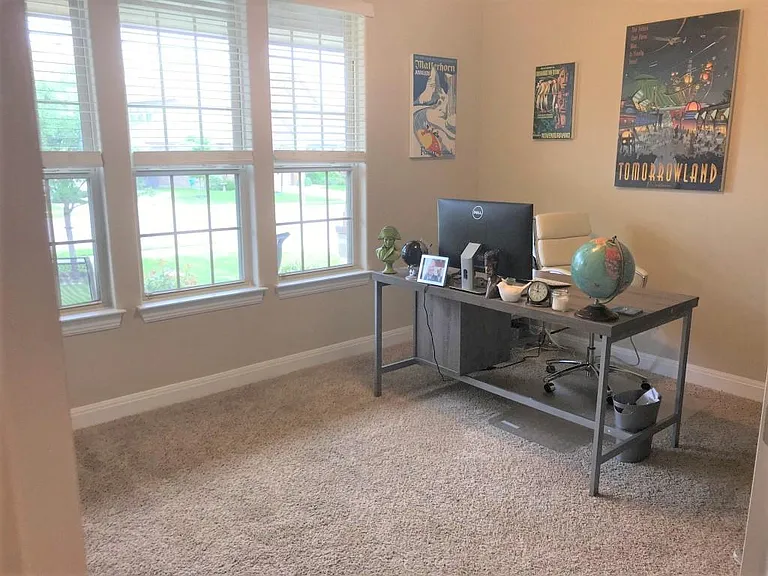 Office - carpet has been replaced with tile
