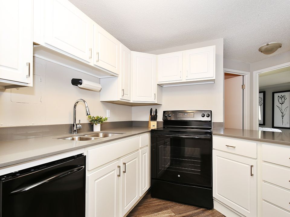 White Shaker cabinets throughout the kitchen