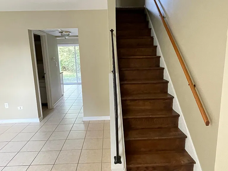 Hardwood stairs