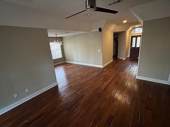living area with surround sound system