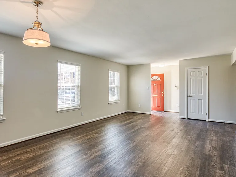 Living area and entry