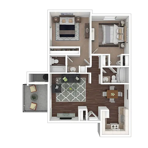 Floor plan 2X2
