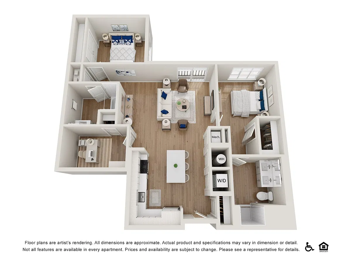 Floor plan 2H Den