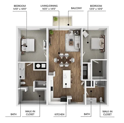 Floor plan B8