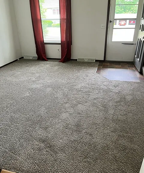living room, new carpet