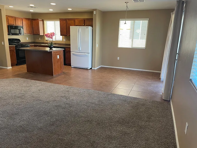Kitchen and great room area downstairs