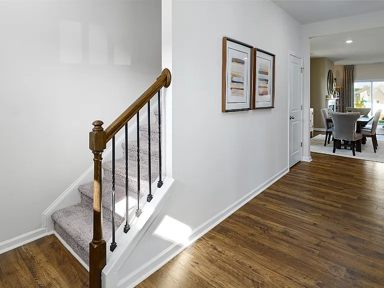 Entry Way. Photos are builder provided and do not reflect current furnishings or finishes.