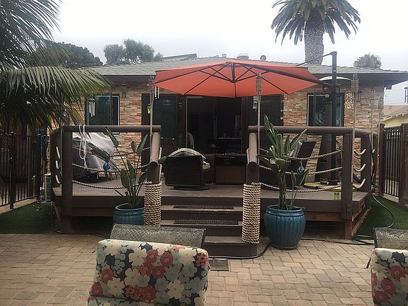 Main house patio & deck 