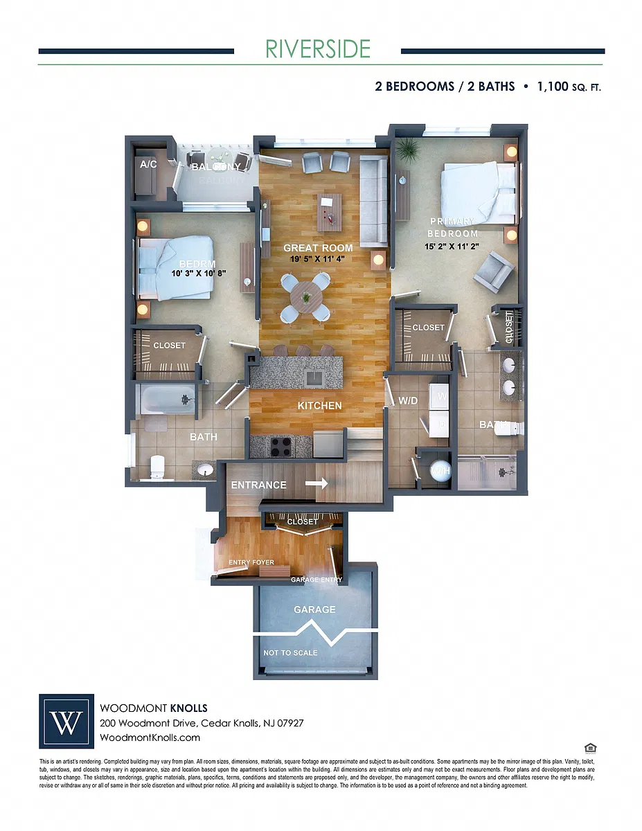 Floor plan Riverside