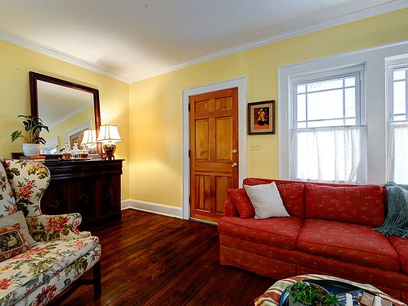 Dark stained hardwoods