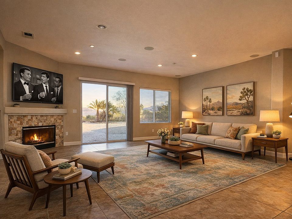 AI Staging of Living Room