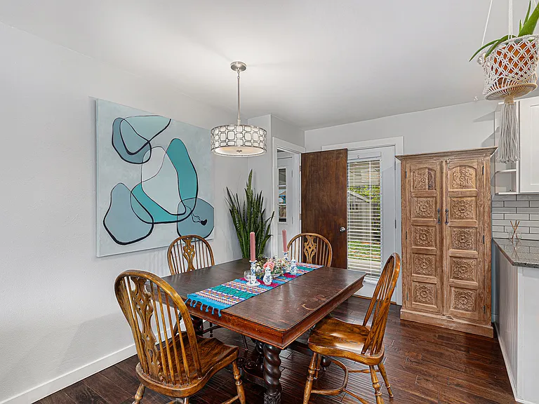 Main floor dining area