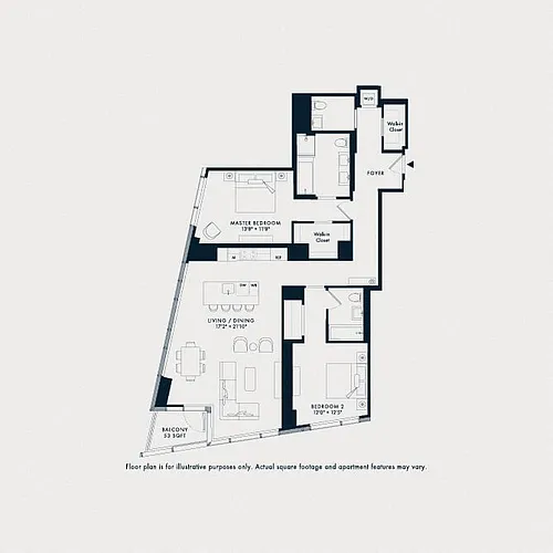 Floor plan Waterline 2: B16