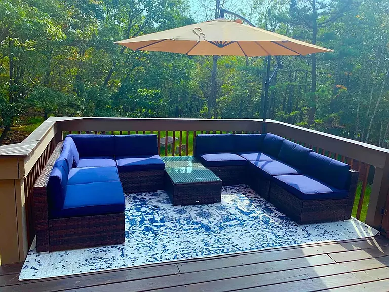 Main House Deck Lounge Area