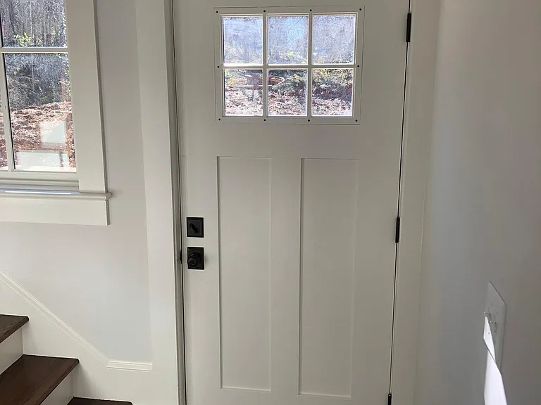 Private, ground-floor entrance to unit.