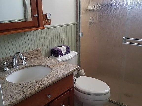 New bathroom/walk-in shower