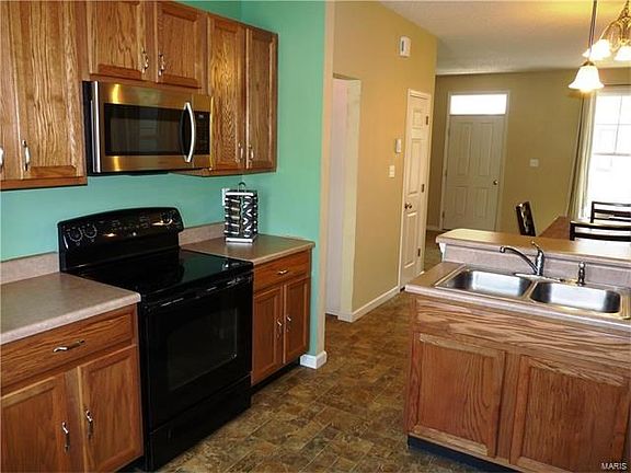 Lots of cabinets and counter space.