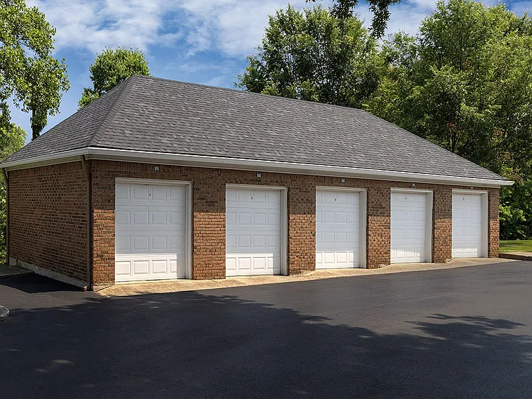Private garages available