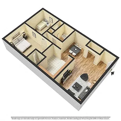 Floor plan 2 bedroom
