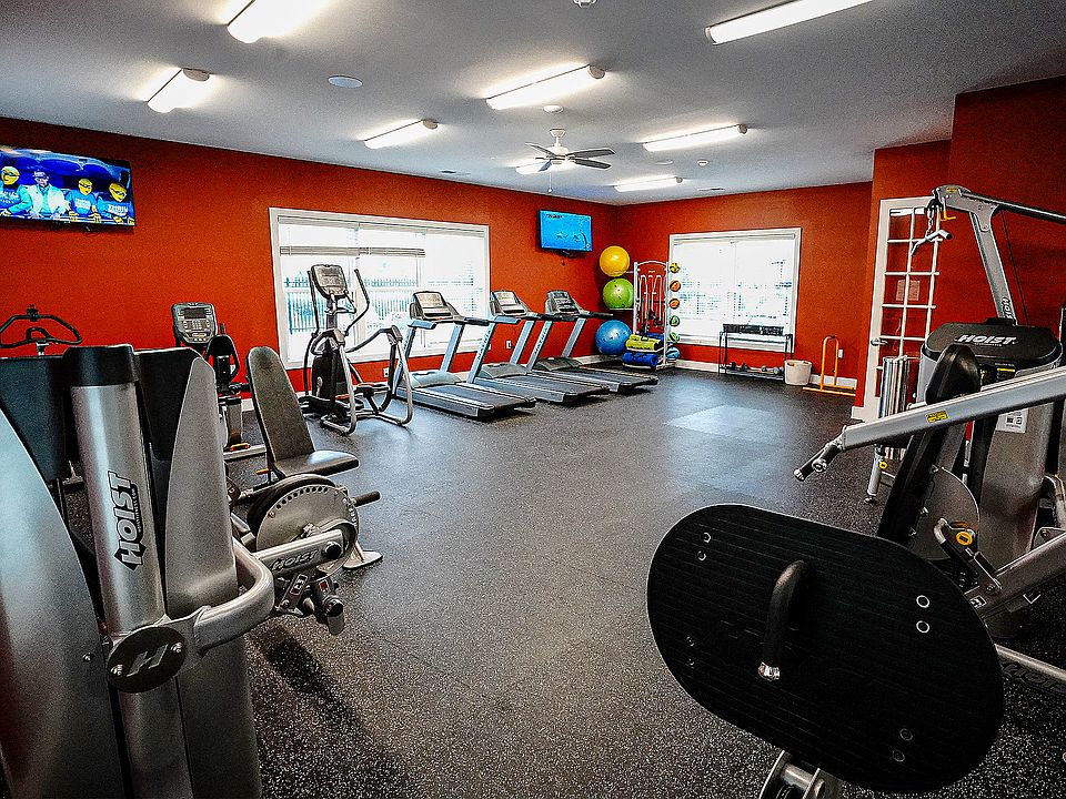 Get moving on your schedule _ our 24/7 fitness center has everything from treadmills to free weights, all just steps from your door.
