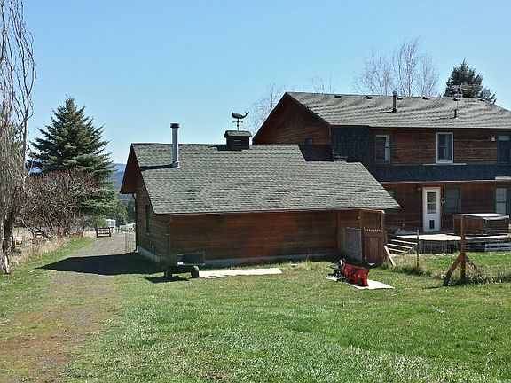 back side attached garage