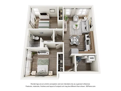 Floor plan B2 2B1B