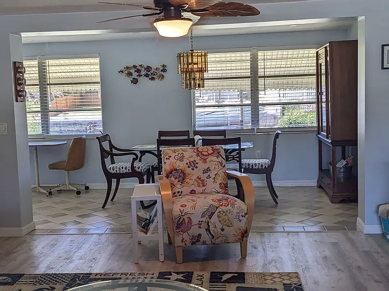 Living room looking towards dinning room