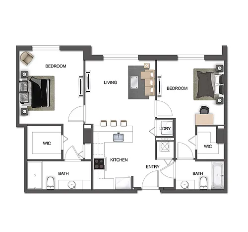 Floor plan B3