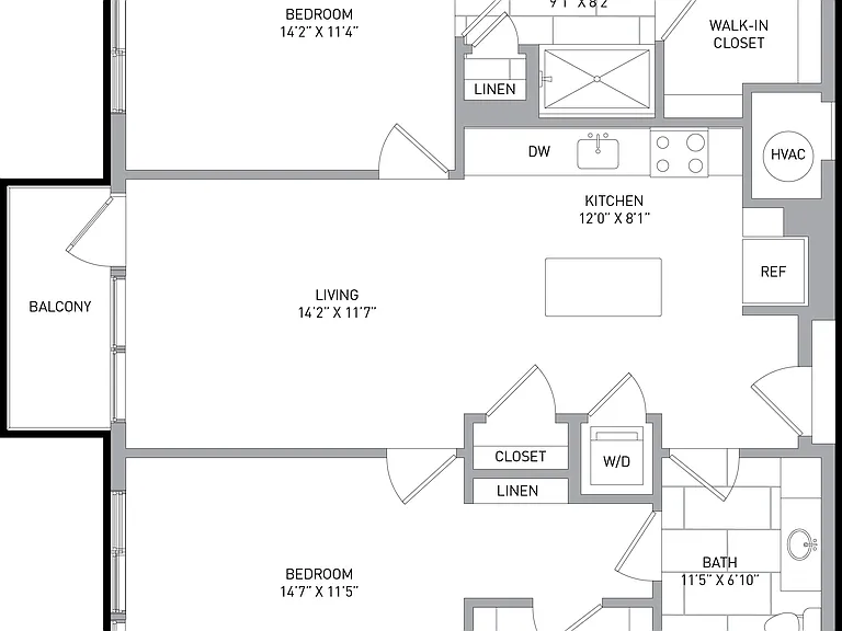 B1 floor plan LOREN