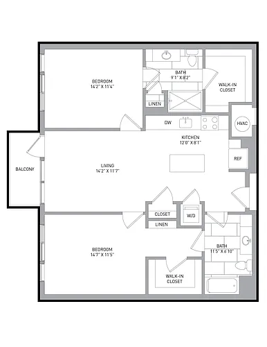Floor plan B1