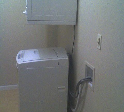 Washer and Dryer in Walk-in!
