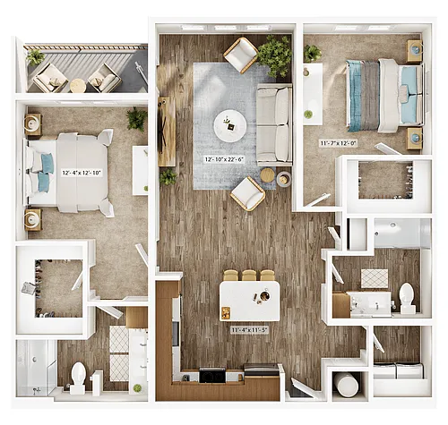 Floor plan Baywood