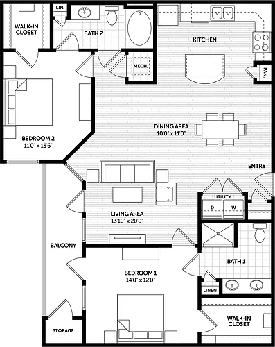 Floor plan 2DR