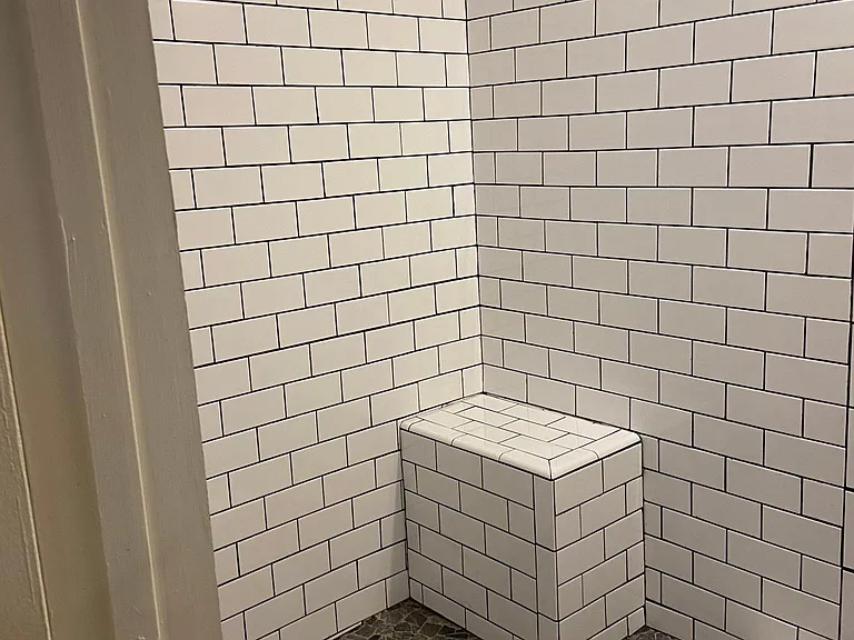 lower level shower