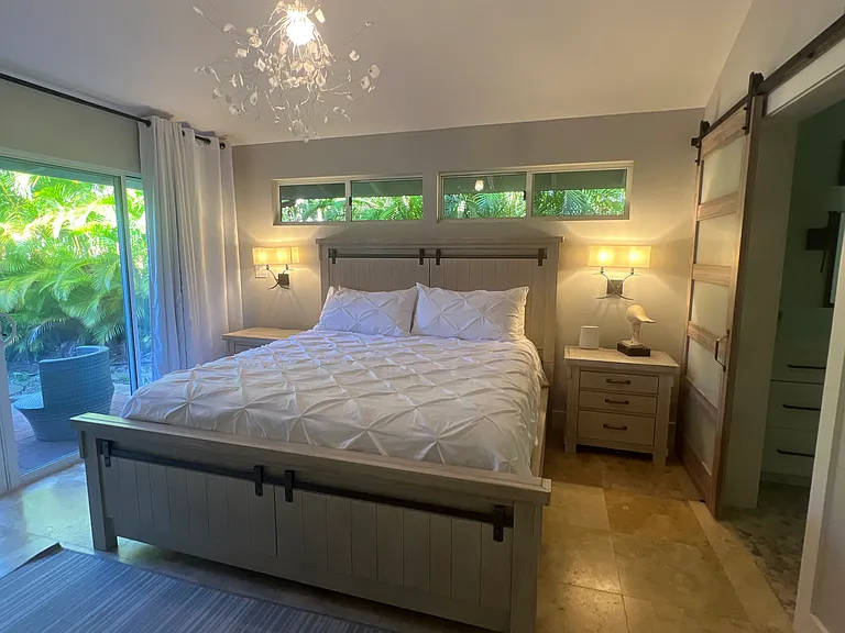 Primary bedroom with King bed and superb comfortable mattress