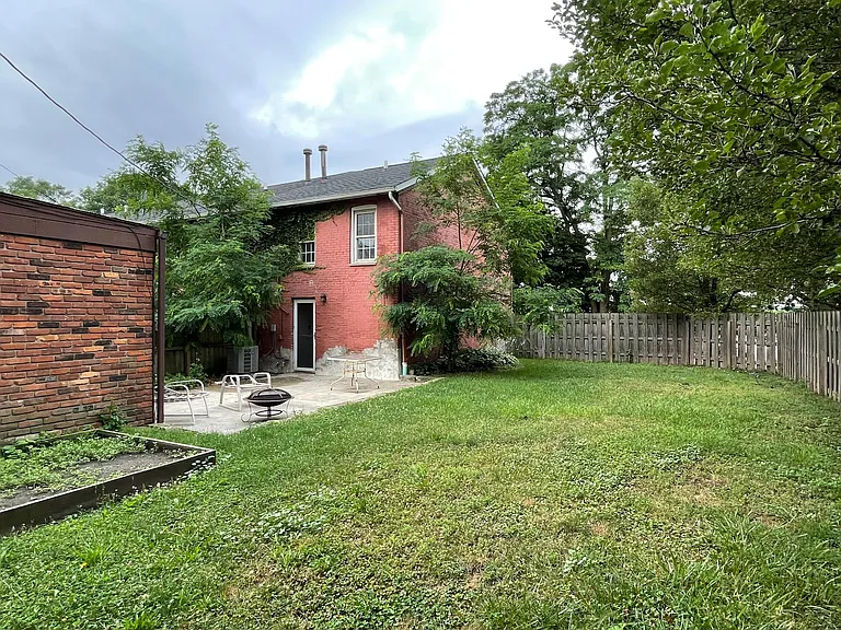 Rear of the house