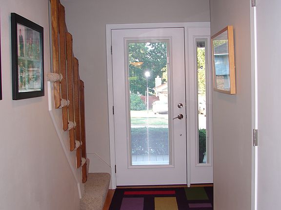 Entry oak flooring