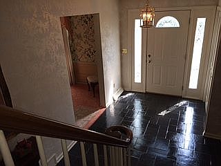 Slate entryway