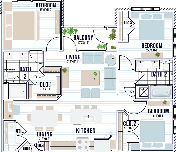 C1 | 1175 sq ft C1 | 1175 sq ft