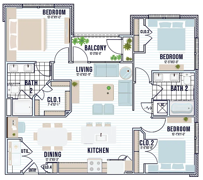 Floor plan C1