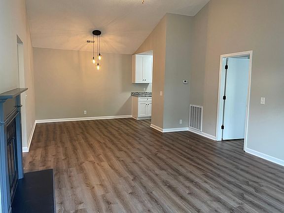 Open Living Room and Dining Area