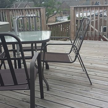 Spacious RT Deck off Master
