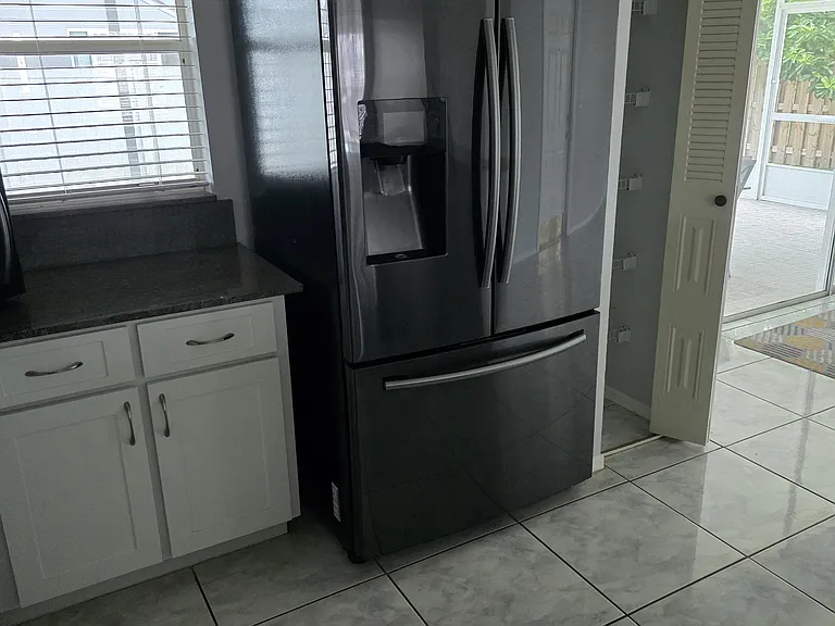 kitchen fridge and pantry