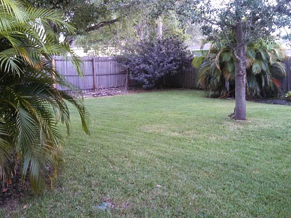 Fenced in Backyard