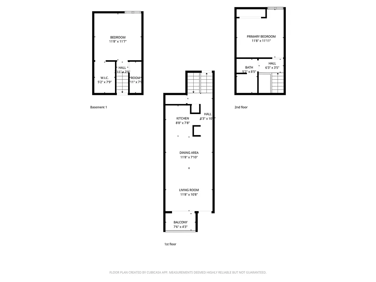 Floor plan Updated 2 Bedroom Split Level