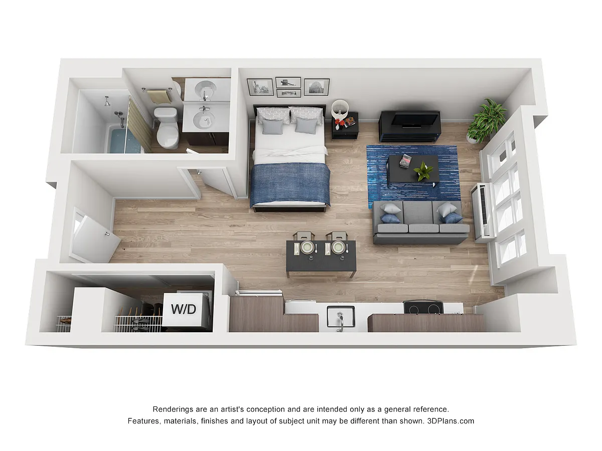 Floor plan A1.1 - Affordable / MULTE