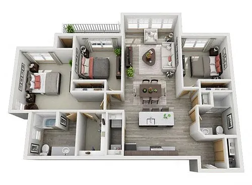 Floor plan Hemlock II