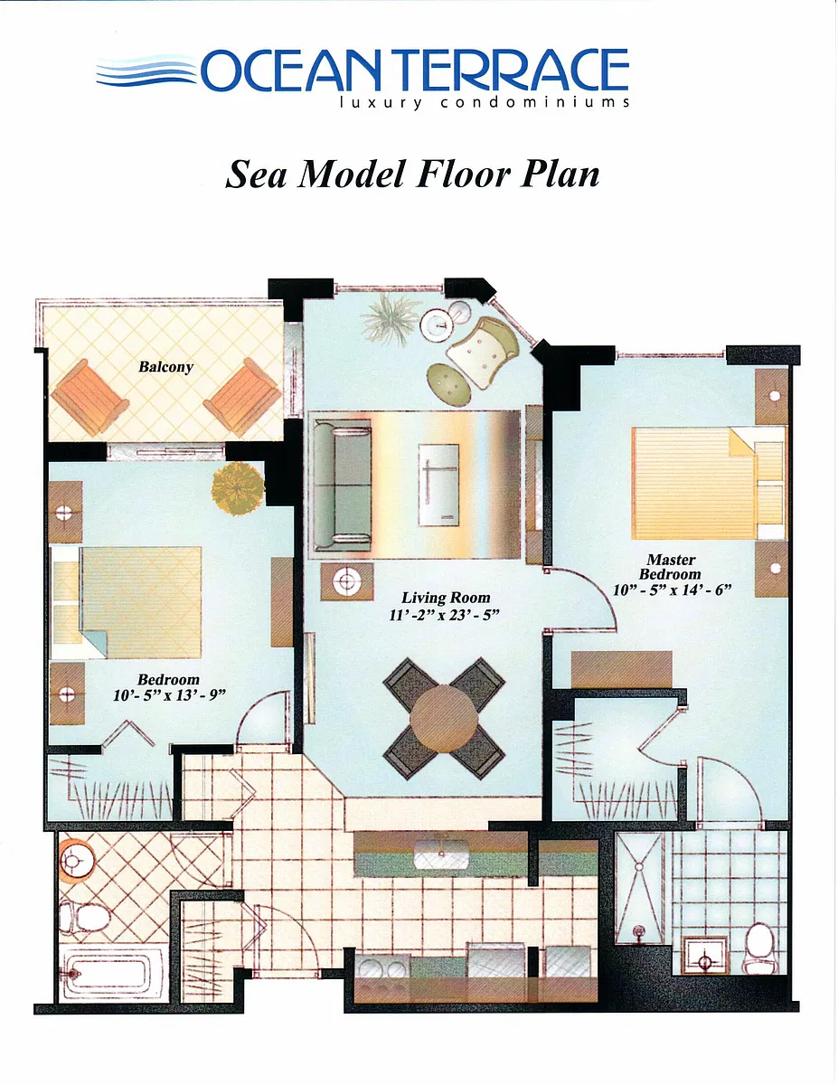 Floor plan Sea Model